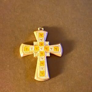 Zales Gold Cross Pendant